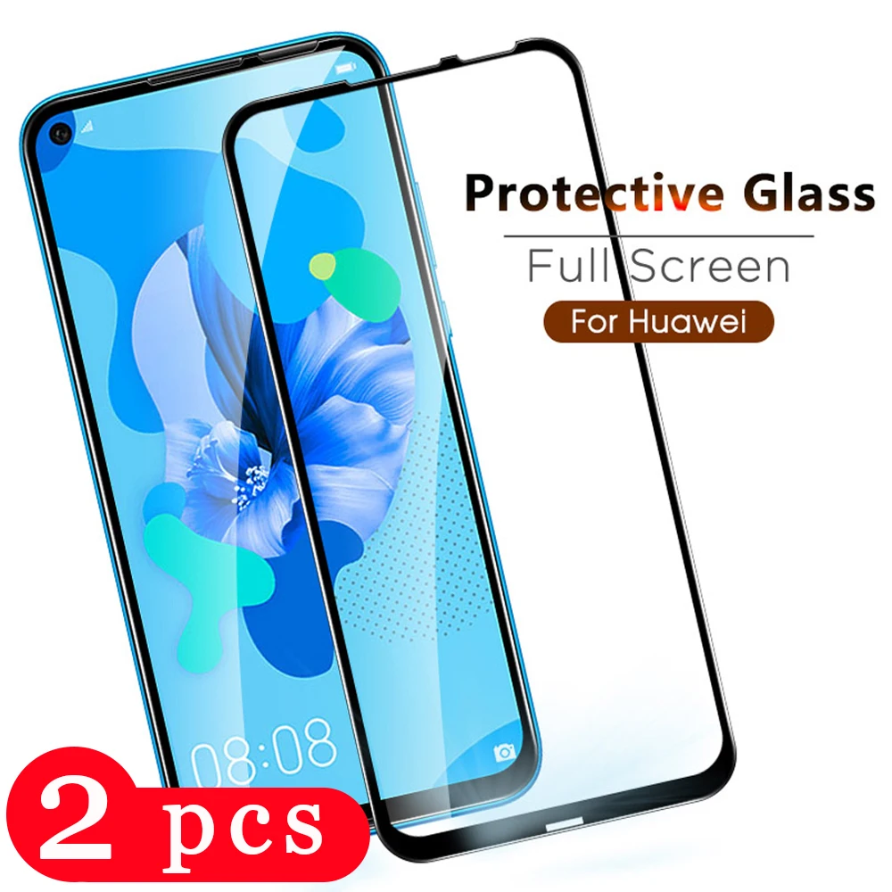 2 шт. Защитная пленка для huawei nova 7 pro 7i 6 SE закаленное стекло 5 5i 5t 5Z 4 4e экрана