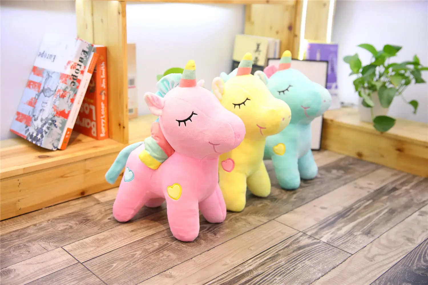 

Plush Toys (Unicorn) Cute Unicorn Horse Doll Home Furnishings New Style Rainbow Horse GIRL'S Birthday Gift