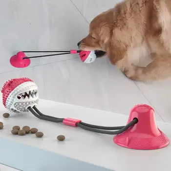 

Suction Cup Dog Toys,Durable Pet Molar Bite Toy,Multifunctional Interactive Ropes Toys