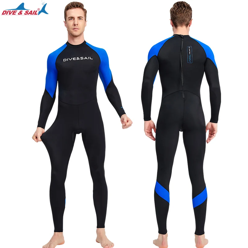 UPF50+Full Body Rash Guard Dive Skins Wetsuit Swimsuit, Sun