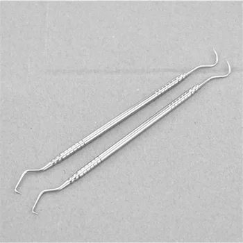

1PC Stainless Steel Double Ends Dentist Tool Teeth Clean Hygiene Explorer Probe Hook Pick Dental Tool Products