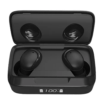 

Wireless Earbuds LED Digital Display Bluetooth Headset 5.0 Binaural Press In-Ear Tws Bluetooth Headset