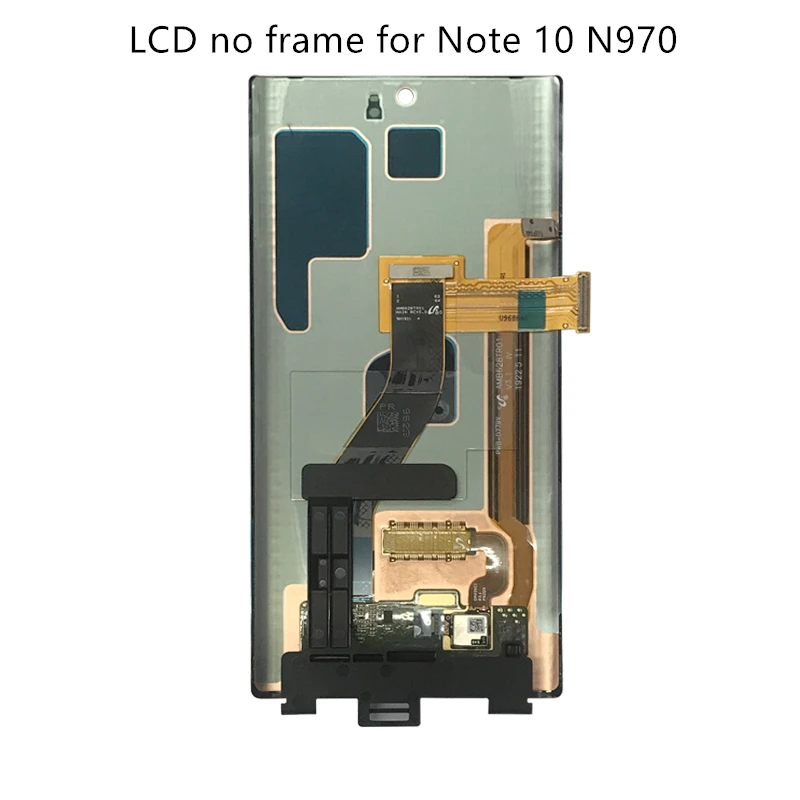 Динамический Amoled для samsung Galaxy Note 10 lcd N970F дигитайзер в сборе+ рамка для samsung Note 10 plus N975F экран Запасные части
