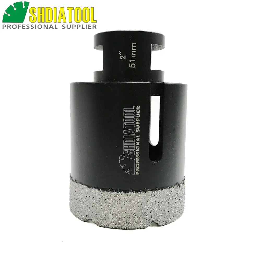 Online SHDIATOOL 1 Pza 5 8 11 hilo de vacío soldado diamante taladro seco broca Sierra de porcelana broca de granito mármol