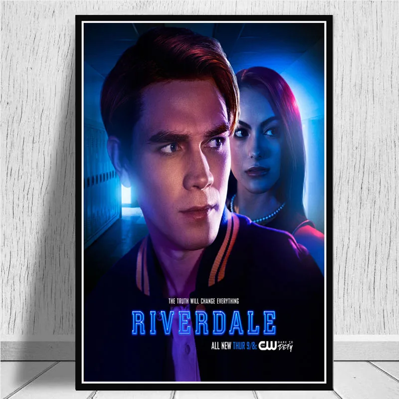 Горячая ривердейл Сезон 2 3 ТВ сериал шоу поп Фильм аниме постер и принты художественная живопись настенные картины для гостиной домашний декор - Цвет: 13