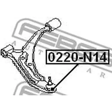 Опора шаровая нижняя Nissan Primera/Pulsar/Almera/Sunny 90-00 FE