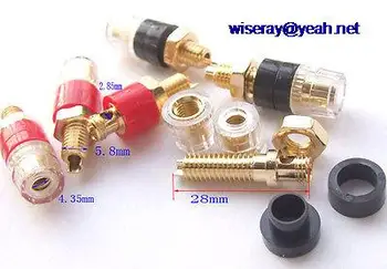 

DHL/EMS 250pcs Binding Post FOR 4mm Banana Plug Power amplifier Speakers Probes-A7