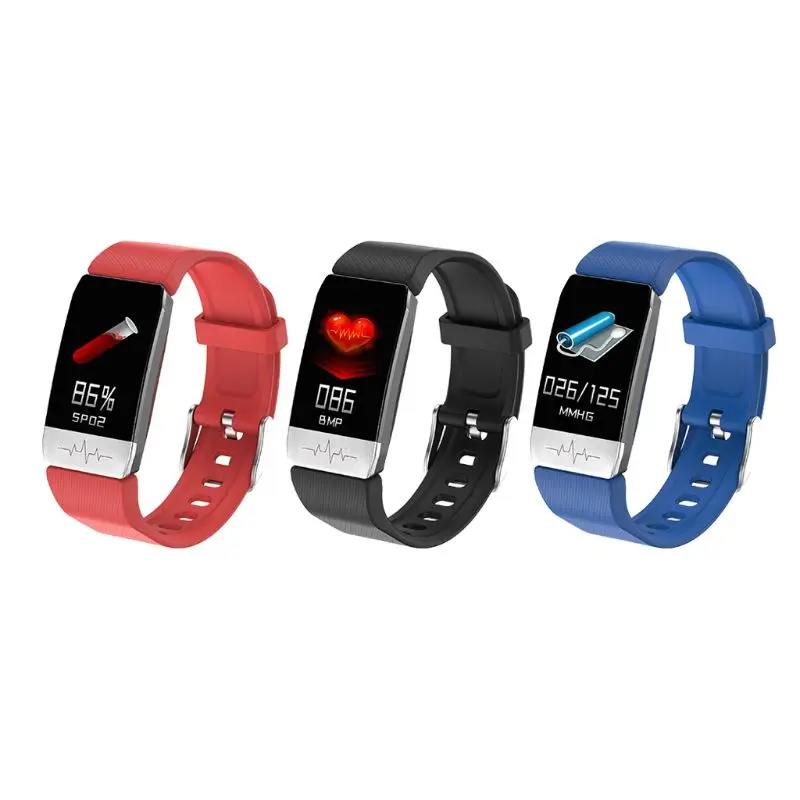 Смарт-браслет T1S пульсометр датчик сна в реальном времени Bluetooth спортивные часы