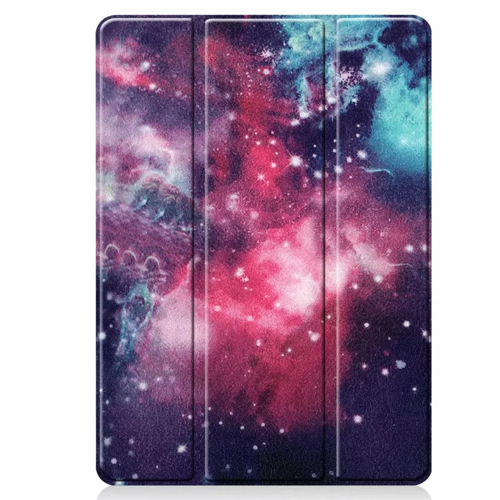 Milky Way Магнитный смарт-чехол для Apple iPad 10,2 чехол для iPad 10,2 дюймов 7-го поколения складной Флип PU кожаный стоячая таблетница - Цвет: Milky Way