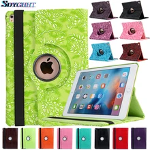Для iPad 9,7 Чехол для iPad Air 2 Air 1 чехол 5 6 5th 6th поколения Funda 360 градусов вращающийся кожаный умный чехол