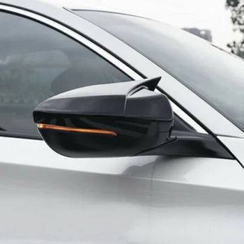 

1Pair Car Rearview Mirror Cover Glossy Black High Quality ABS Waterproof Durable Styling Cap Decor For Honda Accord 2018-20