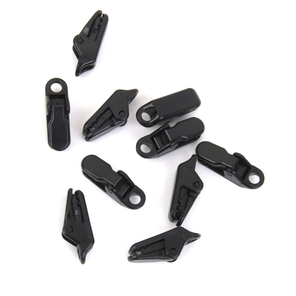 10 Pieces Heavy Duty Tarpaulin Clip Slip Clamp Hangers for Boat Tent Canopies Awning Tarp Caravan
