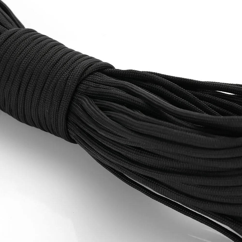 Светоотражающий шнур, парашютные веревки, полиэстеровый парашютный шнур для кемпинга, семиядерный 31 м, 1 комплект, 31 м, 31 м, Универсальный шнур