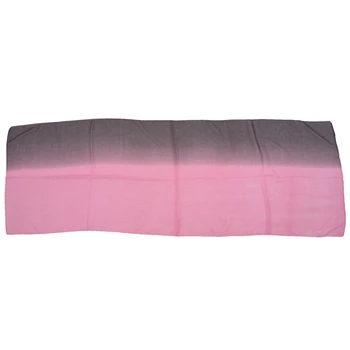 

Gradient Color Wrap Ladies Shawl Silk Chiffon Scarf Scarves (Pink to gray)