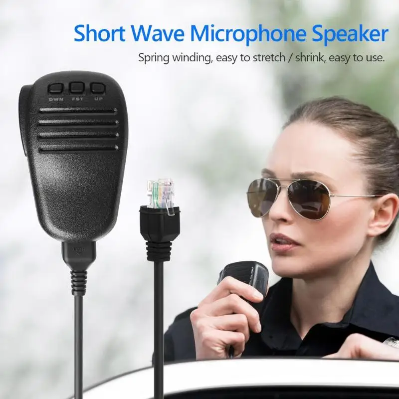Microphone Handheld Speaker For Yaesu FT-817 FT-857 FT897 FT-450 FT-891 FT-817ND Walkie Talkie Radio Mic Short Wave