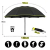 130cm Umbrella Rain Women Men 3Folding Portable Double Layer Outdoor Large Paraguas Strong Windproof Business For Men Umbrellas ► Photo 2/6