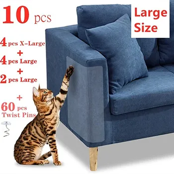 

Sofa Anti Grasping Stickers Set CAT Scratching Guard Cat Scratch Stickers Furniture Protection Set