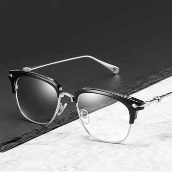 

Prescription Glasses Men Progressive Women Optical Glasses Half Rim Designer Eye Glasses Frames Myopia Photochromic Eyeglasses