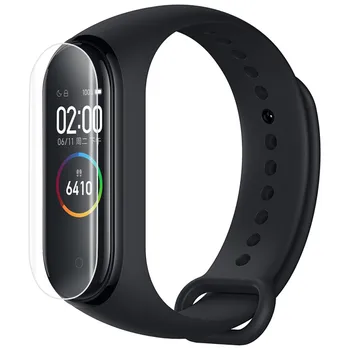 

5PCS Explosion-proof LCD TPU Full Cover Clear Tempered Glass 9H 2.5D Premiun Screen Protector Film For Xiaomi Mi Band 4