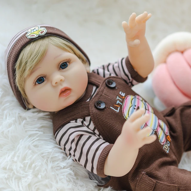 Bebes Reborn Menino 22 Full Silicone Reborn Baby Dolls Kids Gift