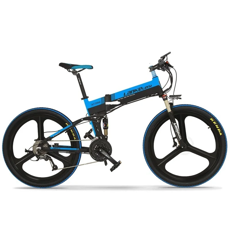 26 Lankeleisi MTB SHlMANO 27-Скорость Электрический XT750-Z дюймов горный велосипед 400W 10AH Panasoni'c Батарея для мужчин - Цвет: 48V 10A 400W