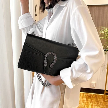 

Designer Small Women Bags 2020 New Fashion PU Leather Handbag Lady Luxury Chain Shoulder Messenger Bag Famous Brand Clutch Purse