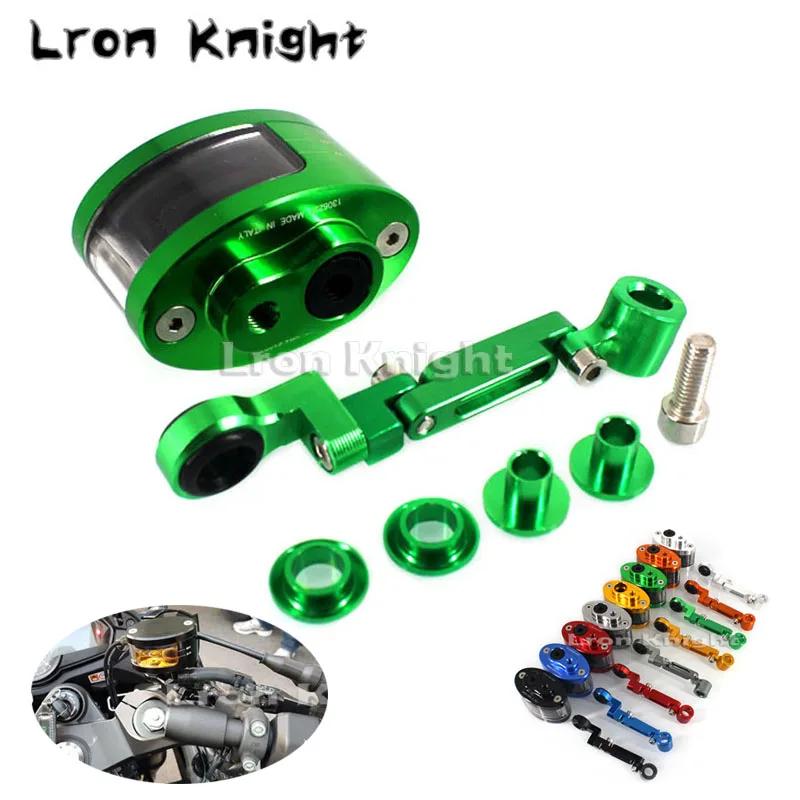 

For KAWASAKI ZX-6R ZX6R ZX-10R ZX-12R Z650 Z900 Z900RS Z1000Universal Motorcycle Brake Fluid Reservoir Clutch Tank Oil Fluid Cup
