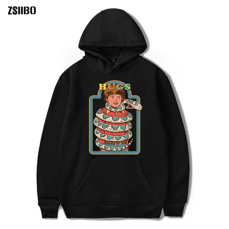 New Men Satan hoodies Demon Death Scary Evil Hip Hop Satanism Grim Reaper Evil Sweatshirt Psychedelic horror hoodie Male/female - Цвет: black4