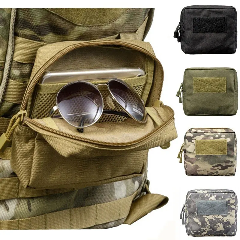 1000D Military Pouch Bag Tactical Army Airsoft EDC Waist Bag Pack Outdoor Hunting Dump Camouflage Backpack Accessory Belt Bag