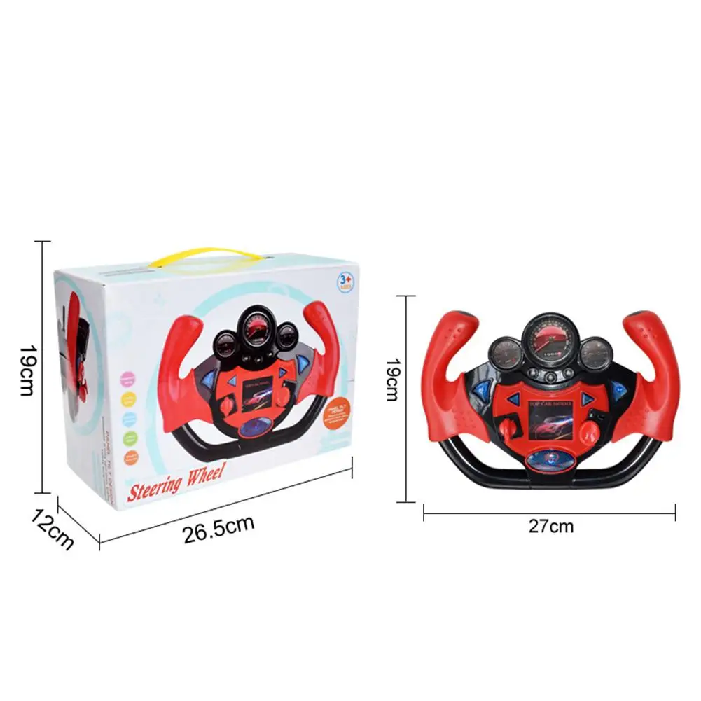 Детское электронное заднее сиденье водителя автомобиля моделирование рулевого колеса спортивный автомобиль руль обучающие игрушки для детей