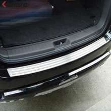 Для Hyundai Santa Fe 2010 2011 2012 Нержавеющая сталь задний внешний бампер