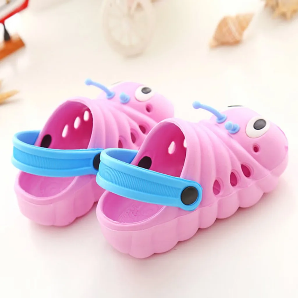 New Baby Kids Shoes Sandals Toddler Baby Boys Girls Cute Cartoon Beach Sandals Slippers Flip Shoes Toddler Sandals Princess