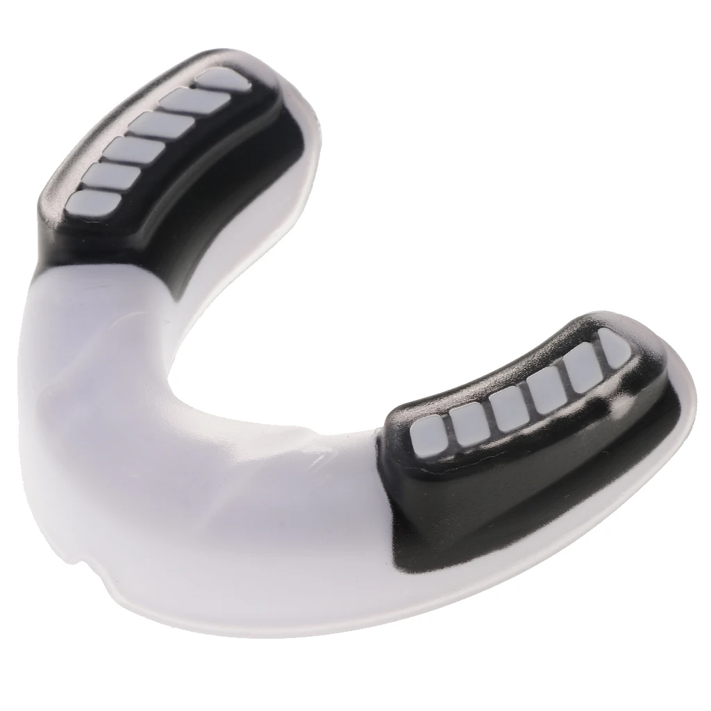 Белый Пищевой ПВХ Рот зубы протектор Замена для спорта бокс Баскетбол синий белый черный - Цвет: Белый