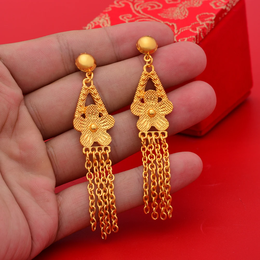 Jewelry Accessories Drop Earrings Dangle Earrings Gold Color Drop