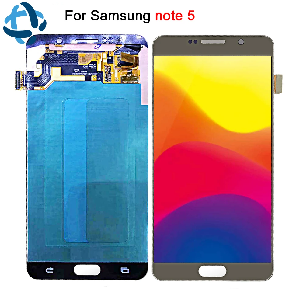 

Amoled For Samsung Galaxy Note 5 Note5 LCD Display Touch Screen Digitizer N920A N9200 SM-N920 N920C LCD Assembly Replacement