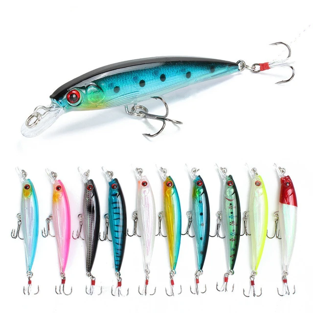 Lures Wobblers 90mm 10.5g Hard Bait Minnow Crank Fishing Lure with