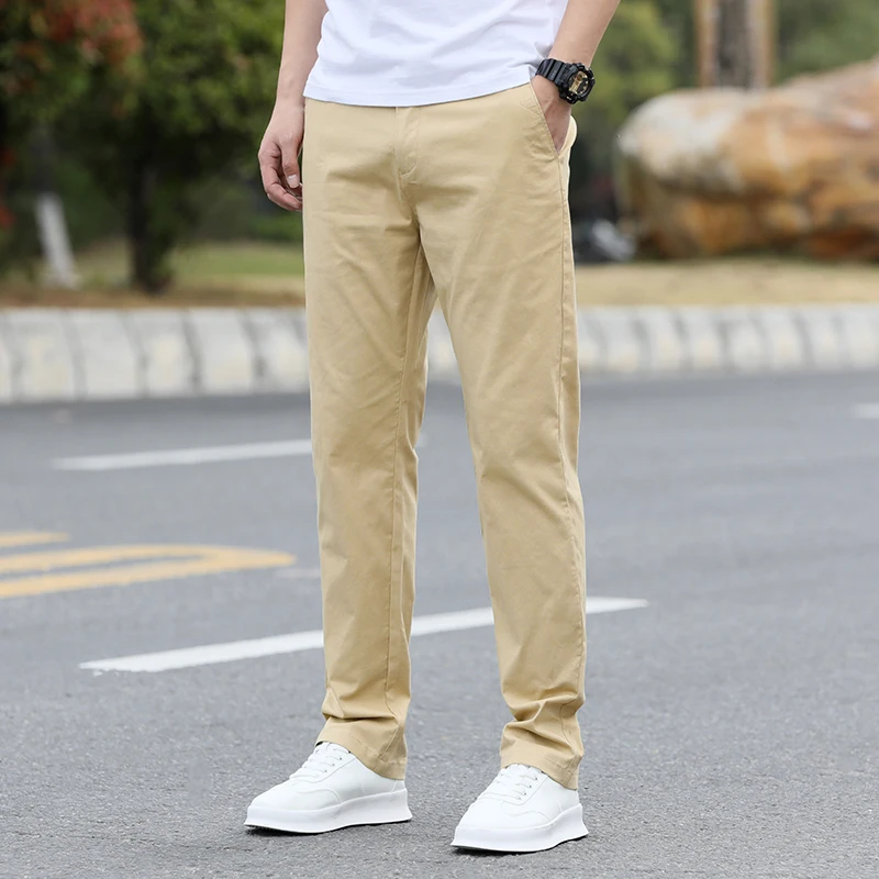 New Spring Summer Casual Pants Men 100 