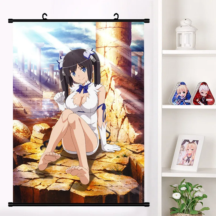 

Anime Is It Wrong to Try to Pick Up Girls in a Dungeon Lovely Wall Scroll Mural Poster Wall Hanging Poster Otaku Home Decor
