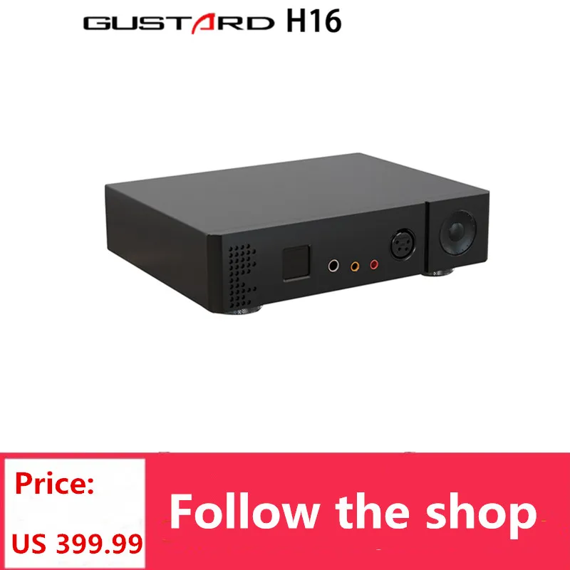 

Усилитель для наушников GUSTARD H16, балансный усилитель для наушников с OLED-дисплеем высокого разрешения XLR/RCA, предварительный усилитель