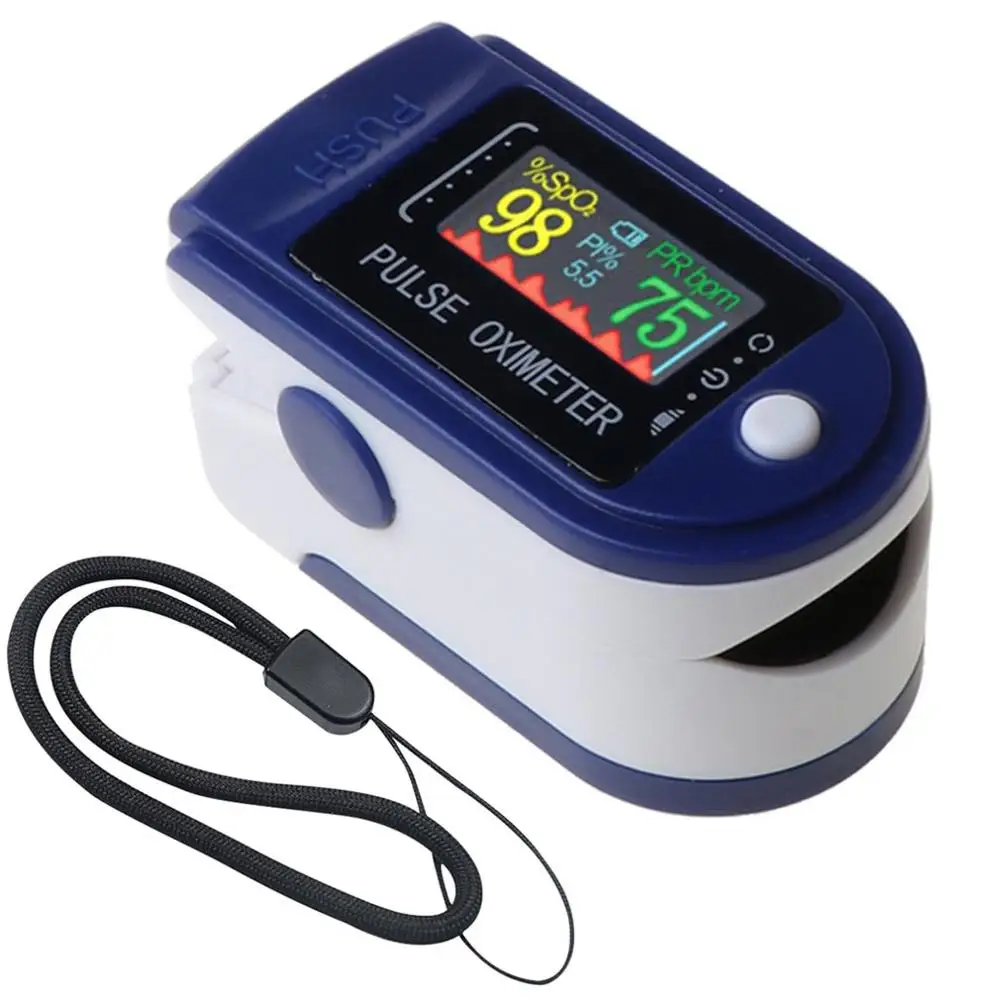 Médico portátil oxímetro de pulso para dedo frecuencia cardíaca y de saturación de oxígeno OLED Oximetro de dedo Saturometro de la presión arterial