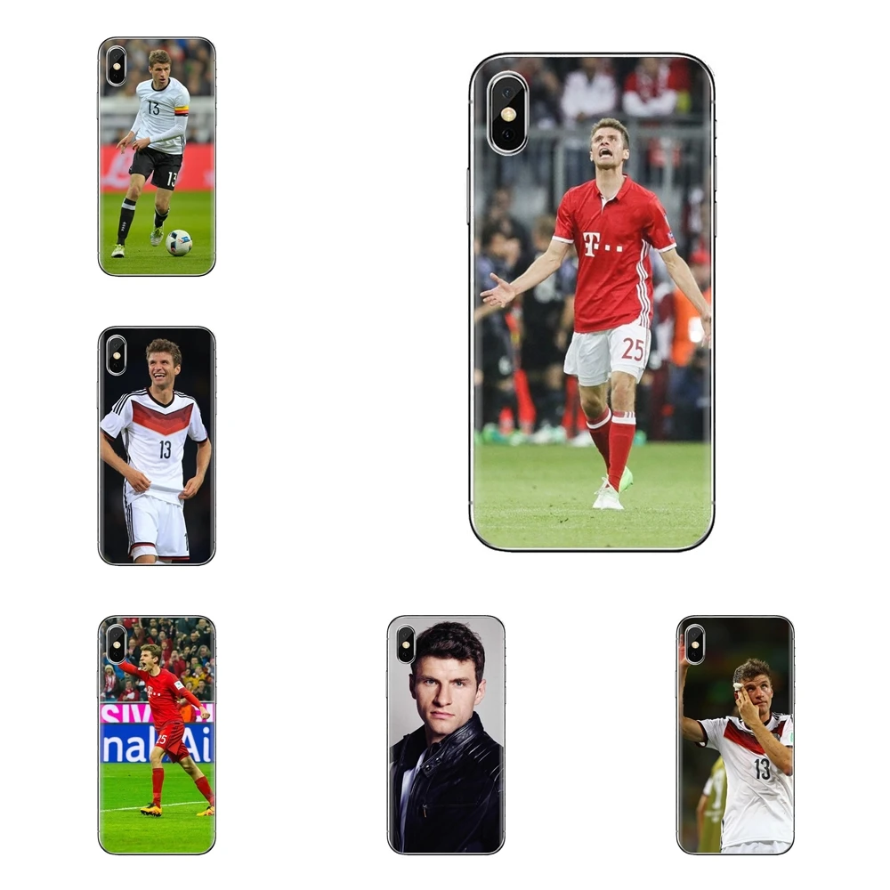 Thomas Muller Soccer Star прозрачный мягкий чехол сумка для спортивной камеры Xiao mi 6 A1 Max x 2 5X 6X
