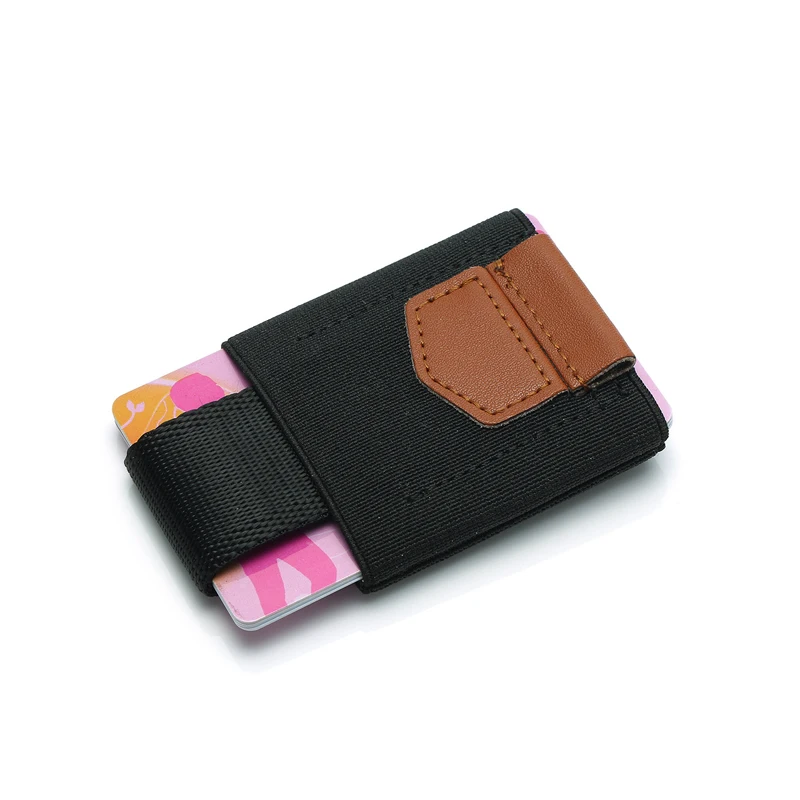 

Creative Pull-out Elastic Band Card Bag American-Style Bank Card Holder Case Male Women Elastic Band Card Holder