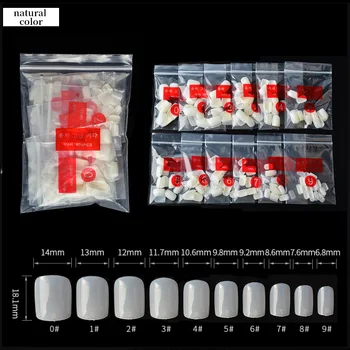 

240 pieces fake false nails for finger nail art 6.8-14mm
