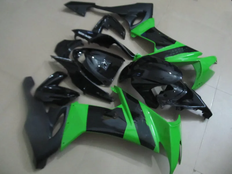 Набор обтекателей для мотоциклов KAWASAKI Ninja ZX10R 08 09 ZX 10R 2008 2009 zx10r ABS пластик зеленый