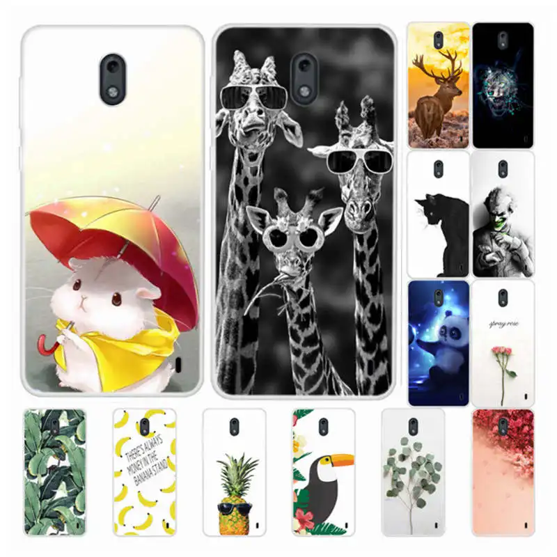 

Phone Cases For Nokia 2.2 2019 Silicone Back Cover Soft TPU Funda sFor Nokia 2.2 TA-1183 TA 1183 Case Cute Cartoon Painted Skin