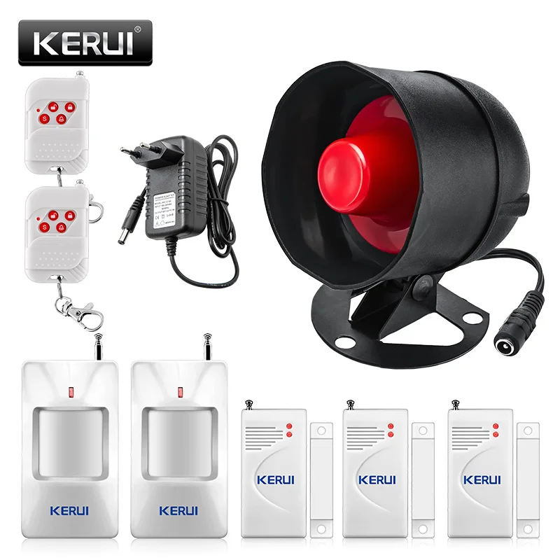 Kerui Wireless Home Security Burglar Alarm System Easy Setting Simple