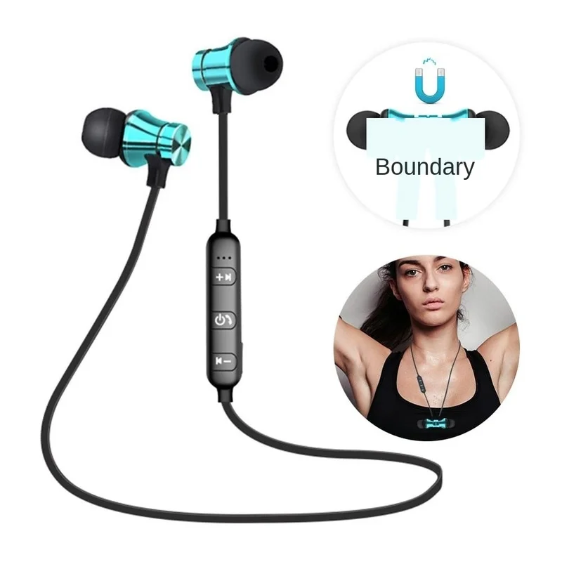 Беспроводная Магнитная гарнитура Bluetooth 4 2 спортивные наушники-вкладыши с