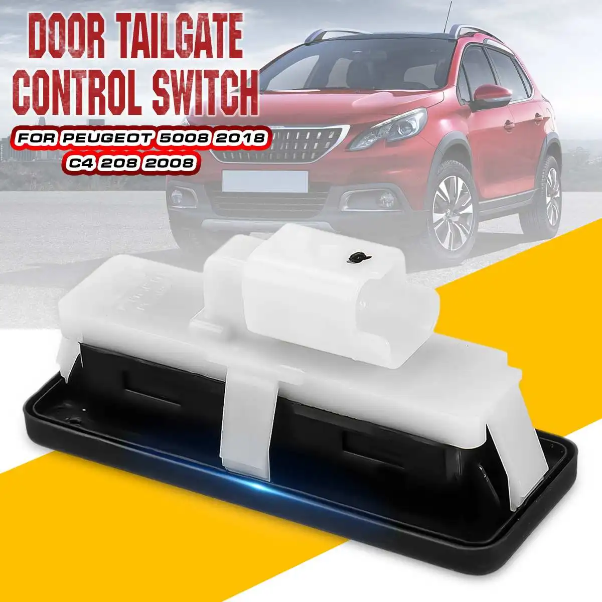 

Car Rear Trunk Back Door Tailgate Tail Gate Boot Switch Open 9676028380 For Peugeot C4 208 308 2008 5008 2018