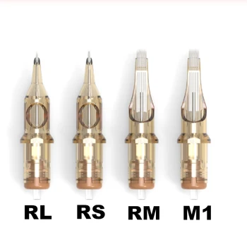 

Tattoo Needles Cartridge 12# 0.35mm 20pcs Round Liner Magnum Tattoo Supply compatible with Tattoo Pen Machine