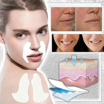 

Hydrogel Decree Pattern Sticker Anti-wrinkles Patch Thin Face Stickers Nail Wrinkle Firming Repair Face Lift Up Fast Chin